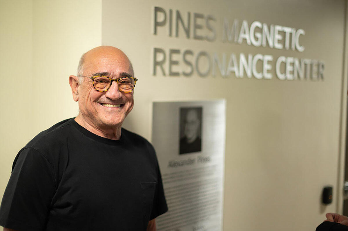 Alex Pines at the Pines Magnetic Resonance Center